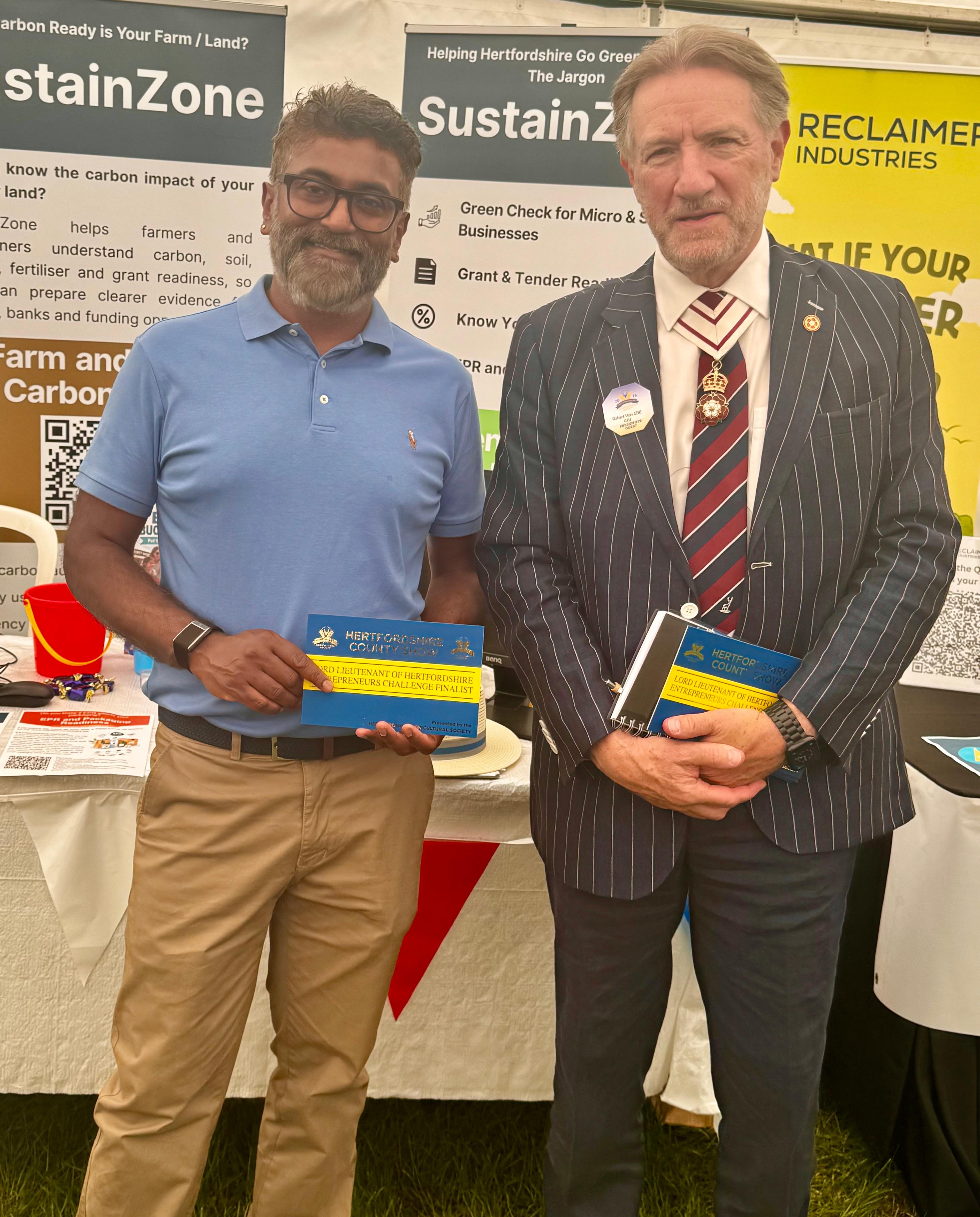 SustainZone stall at Hertfordshire County Show
